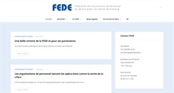 Desktop Screenshot of fede.ch