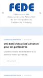 Mobile Screenshot of fede.ch