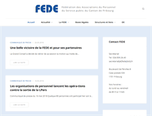Tablet Screenshot of fede.ch