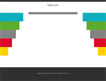 Tablet Screenshot of fede.com